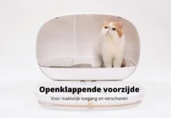 MakeSure Kattenbak Met Lade - Groen - 60 X 38 X 45 Cm - Design -Katten Benodigdheden Winkel 1200x833 1