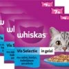 Whiskas 7+ Natvoer - Vis - Selectie In Gelei - Maaltijdzakjes 48 X 85 G -Katten Benodigdheden Winkel 1200x841