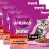 Whiskas Junior Natvoer - Classic - Selectie In Saus - Maaltijdzakjes 48 X 85 G -Katten Benodigdheden Winkel 1200x850