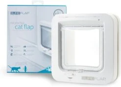 Sureflap Dierenluik Microchip S - Kattenluik - 20x20x7 Cm Wit -Katten Benodigdheden Winkel 1200x861 2