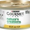Gourmet Nature's Creations - Kattenvoer Natvoer - Kip - 24 X 85 -Katten Benodigdheden Winkel 1200x862