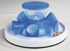 TRIXIE Kattenspeelgoed Tunnel Feeder Strategiespel - Blauw -Katten Benodigdheden Winkel 1200x864 5