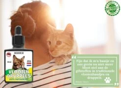 Natuurlijke Vlooiendruppels Voor Katten - Vanaf 4 Kg - 100% Natuurlijk - Vlooien - Zonder Giftige Pesticiden - 30 Ml - Speciale Formule Voor Katten - Vachtdruppels - Made In Holland -Katten Benodigdheden Winkel 1200x872 1