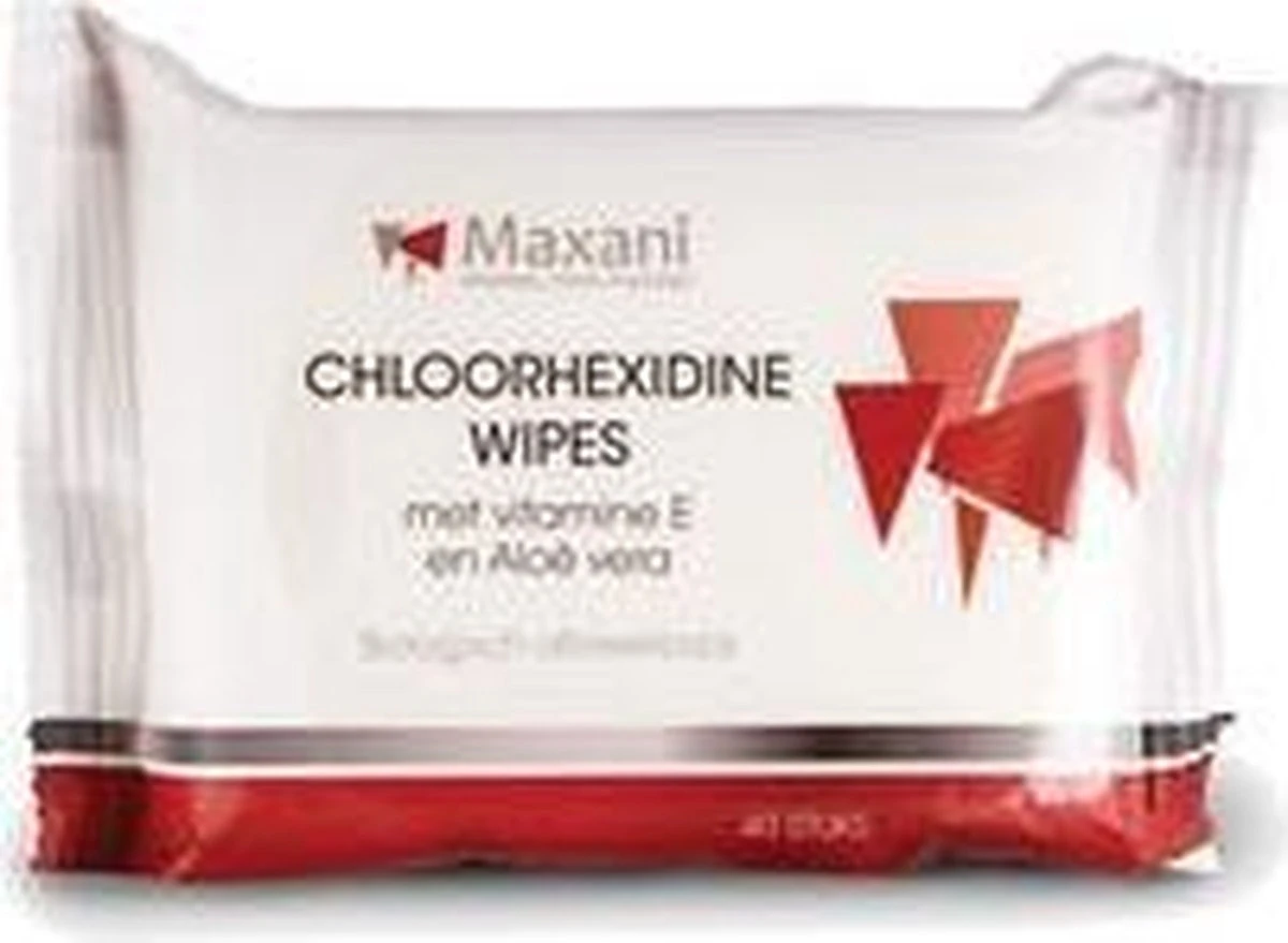 Maxani Chloorhexidine Doekjes - 40 Stuks 4 Maxani Chloorhexidine Doekjes - 40 Stuks - Afbeelding 2
