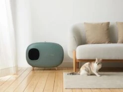 MakeSure Kattenbak Met Lade - Groen - 60 X 38 X 45 Cm - Design -Katten Benodigdheden Winkel 1200x899 2