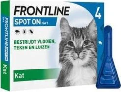 Frontline Spot On - Kat -Tegen Vlooien En Teken - 4 Pipetten -Katten Benodigdheden Winkel 1200x915