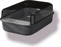 Merkloos Kattenbak - Zwart - Open - Incl. Schep - Modern - Hip - Trendy - Design Kattenbak -Katten Benodigdheden Winkel 1200x923 1