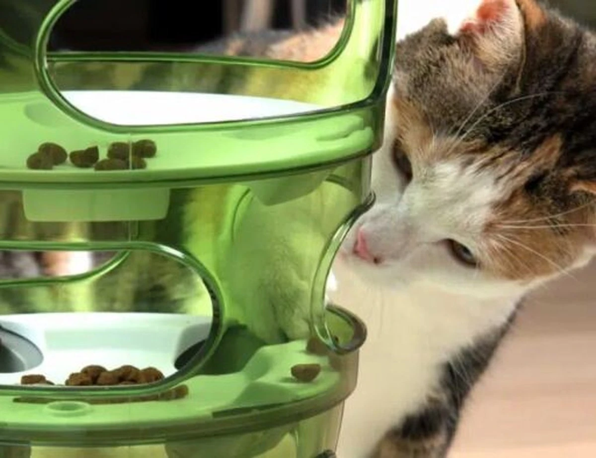 Cat-It Senses 2.0 Food Tree - Wit/Groen - Voerbak - Ø 35 Cm 9 Cat-It Senses 2.0 Food Tree - Wit/Groen - Voerbak - Ø 35 Cm - Afbeelding 7