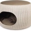 Curver Cozy Pet Home - Kattenmand - Crème - Ø 55 Cm -Katten Benodigdheden Winkel 1200x928 2