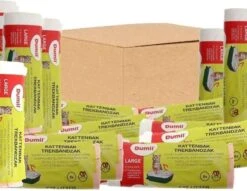 Dumil Kattenbak Zakken | Met Trekband | 15 Liter | 1 Rol | 8 Zakken | Extra Sterk -Katten Benodigdheden Winkel 1200x928 3