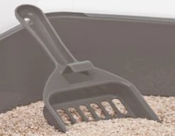 Iris Ohyama Kattenbak Open CLH-12 - Kunststof - Taupe/Wit - Met Schepje -Katten Benodigdheden Winkel 1200x931 1