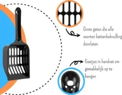 Merkloos Kattenbakschepje – Grof – Zwart 7 Merkloos Kattenbakschepje – Grof – Zwart -Katten Benodigdheden Winkel 1200x933 6