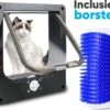 BFreshPets Kattenluik + Massageborstel - Met Tunnel - 4 Vergrendelingsstanden - Weersbestendig - Maat L - Zwart - 27 X 24 Cm 1 BFreshPets Kattenluik + Massageborstel - Met Tunnel - 4 Vergrendelingsstanden - Weersbestendig - Maat L - Zwart - 27 X 24 Cm -Katten Benodigdheden Winkel 1200x946 3