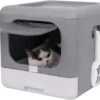Merkloos Zelfreinigende Kattenbak - Automatische Kattenbak - Kattenbak Zelfreinigend - Electrische Kattenbak - Grijs -Katten Benodigdheden Winkel 1200x949 2