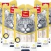 Wanpy Creamy Lickable Treats Kip - Voordeelbundel 5 Stuks - Kattensnack