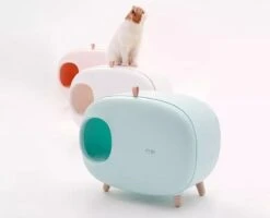 MakeSure Kattenbak Met Lade - Groen - 60 X 38 X 45 Cm - Design -Katten Benodigdheden Winkel 1200x970 3