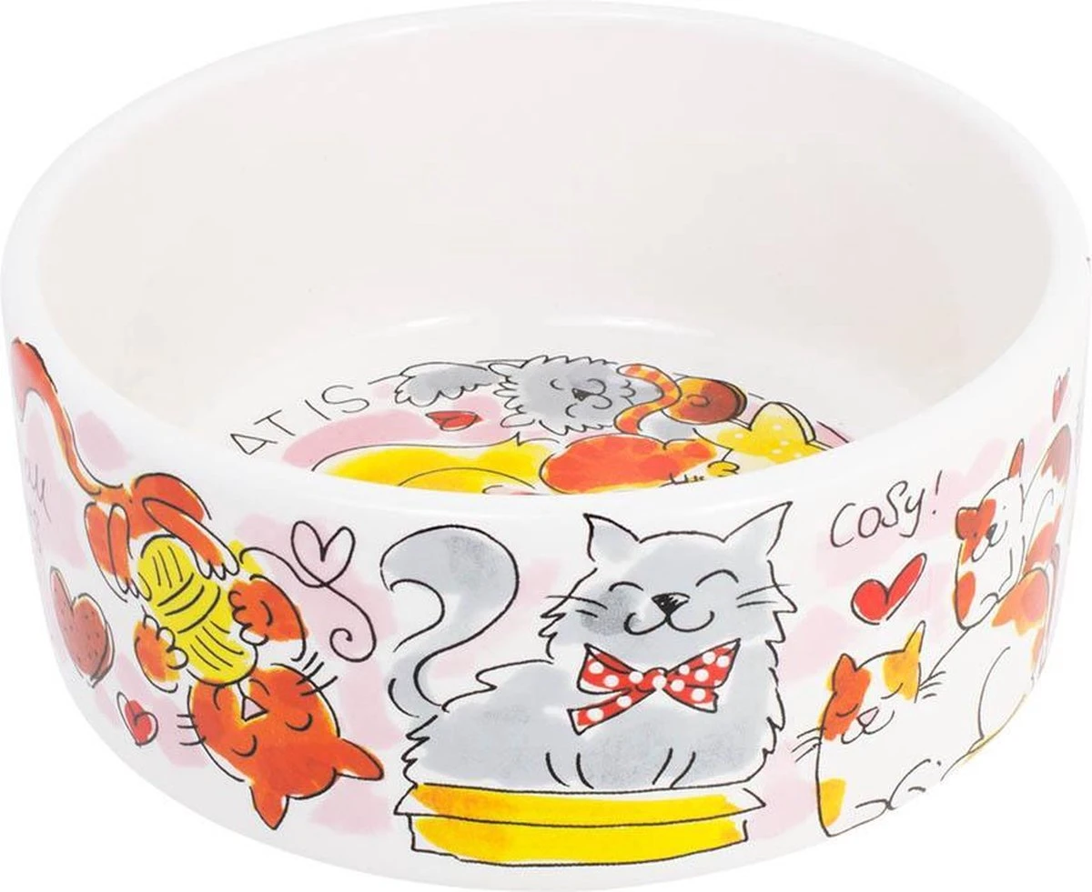 Blond Amsterdam - Kattenvoerbak - Wit - Ø 15,5 Cm 4 Blond Amsterdam - Kattenvoerbak - Wit - Ø 15,5 Cm - Afbeelding 2