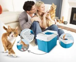 Merkloos ROTHO Hop In Kattenbak Berty 50 L - Cappuccino -Katten Benodigdheden Winkel 1200x984 4
