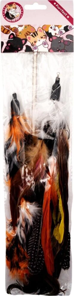 Make Me Purr Kattenhengel Met 5 Hangers (Zwart) - Speelgoed Hengel Voor Katten - Kat Speelhengel Met Veren - Kitten Kattenplager Met Veer - Kattenspeelgoed - Kattenspeeltjes 12 Make Me Purr Kattenhengel Met 5 Hangers (Zwart) - Speelgoed Hengel Voor Katten - Kat Speelhengel Met Veren - Kitten Kattenplager Met Veer - Kattenspeelgoed - Kattenspeeltjes -Katten Benodigdheden Winkel 303x1200