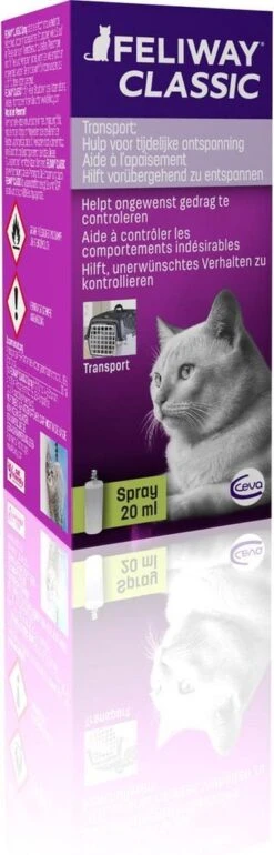 Feliway Spray - Kat - 20 Ml -Katten Benodigdheden Winkel 385x1200