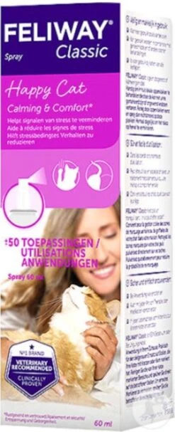 Feliway Spray - Kat - 20 Ml -Katten Benodigdheden Winkel 488x1200 1