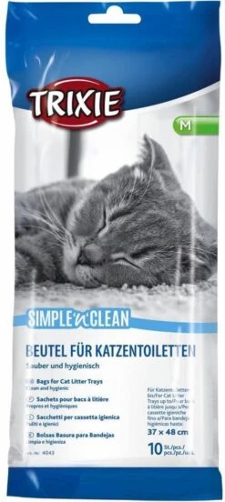 Trixie Kattenbakzak Simple'n'Clean L 10 Stuks -Katten Benodigdheden Winkel 537x1200