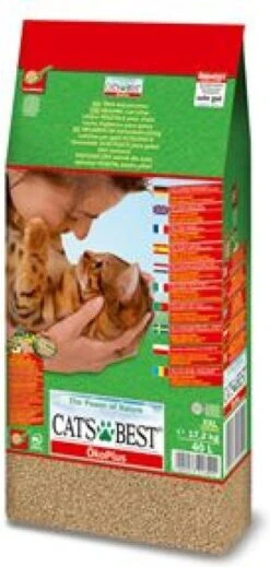 Cat's Best Oko Plus Korrels - Kattenbakvulling - 40 L -Katten Benodigdheden Winkel 571x1200
