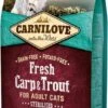 Carnilove Cat Grain Free Fresh Carp & Trout 6 Kg - Kat -Katten Benodigdheden Winkel 574x1200