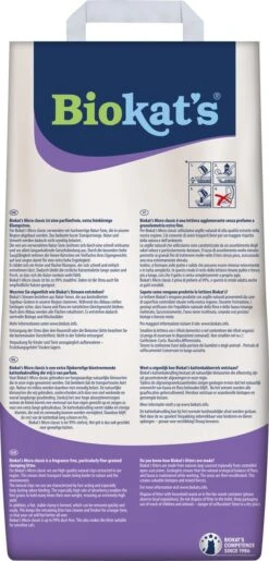 Biokat's Micro Classic - 14 L - Kattenbakvulling - Klontvormend - Zonder Geur -Katten Benodigdheden Winkel 576x1200