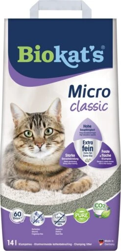 Biokat's Micro Classic Lentegeur - Kattenbakvulling - 2 X 14 L -Katten Benodigdheden Winkel 577x1200 1