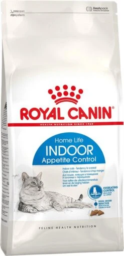 Royal Canin Indoor Appetite Control - Kattenvoer - 4 Kg -Katten Benodigdheden Winkel 582x1200