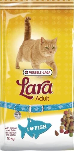 Versele-Laga Lara - Adult - Zalm - Kattenvoer - 10 Kg