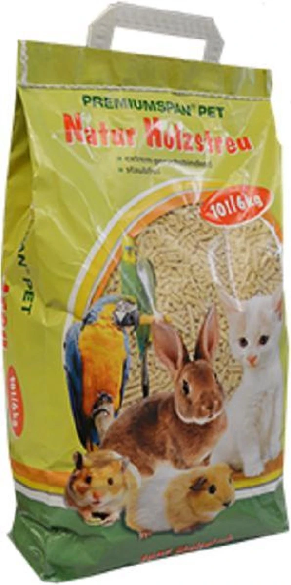 Kattenbakvulling Houtkorrel PREMIUMSPAN - 10 L 3 Kattenbakvulling Houtkorrel PREMIUMSPAN - 10 L