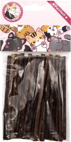 Make Me Purr Matatabi Sticks (20 Stuks) - Silver Vine Kattenkruid Stokjes - Catnip Effect Kauwstokjes - Kattensnack Kattensnoepjes - Kattenspeelgoed Kattenspeeltjes -Katten Benodigdheden Winkel 600x1200 3