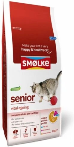 Smolke Senior Kat 4 Kg - Kat 33 Smolke Senior Kat 4 Kg - Kat -Katten Benodigdheden Winkel 608x1200