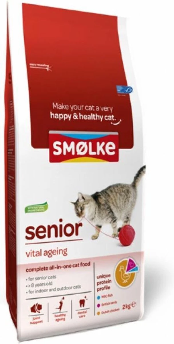 Smolke Senior Kat 4 Kg - Kat 14 Smolke Senior Kat 4 Kg - Kat - Afbeelding 12