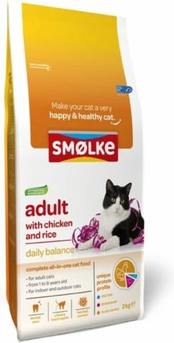 Smolke Kattenvoer Adult Kip 2 Kg 18 Smolke Kattenvoer Adult Kip 2 Kg -Katten Benodigdheden Winkel 610x1200