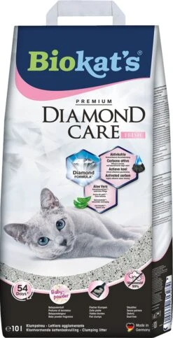 Biokat's Diamond Care Fresh - 10 L - Kattenbakvulling - Klontvormend - Babypoeder Geur - Aktieve Kool 13 Biokat's Diamond Care Fresh - 10 L - Kattenbakvulling - Klontvormend - Babypoeder Geur - Aktieve Kool -Katten Benodigdheden Winkel 614x1200
