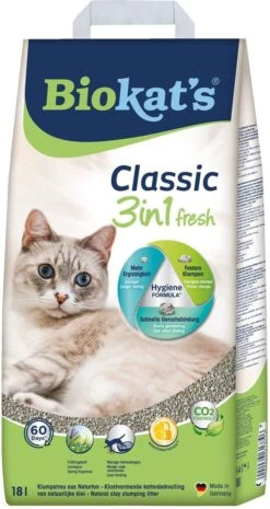 Biokat's Classic Fresh 3in1 - 18 L - Kattenbakvulling - Klontvormend - Lente Geur 15 Biokat's Classic Fresh 3in1 - 18 L - Kattenbakvulling - Klontvormend - Lente Geur -Katten Benodigdheden Winkel 637x1200