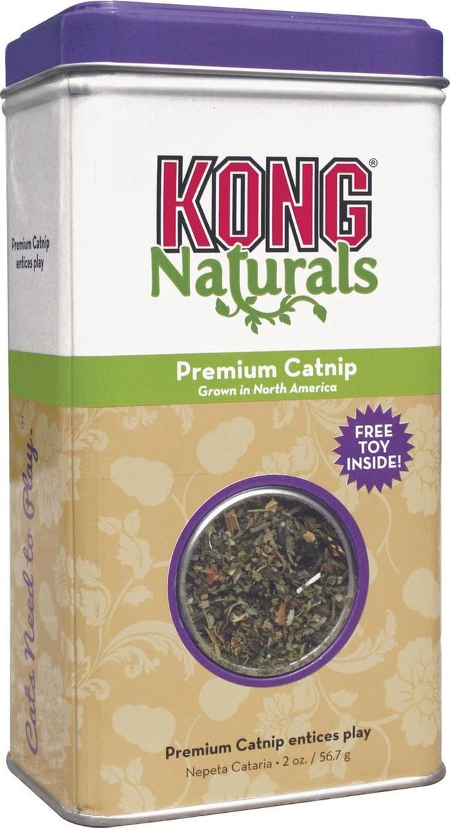 Kong Cat Naturals Premium Catnip - Kattenkruid - Kattenspeelgoed - 57 Gr 2 Kong Cat Naturals Premium Catnip - Kattenkruid - Kattenspeelgoed - 57 Gr