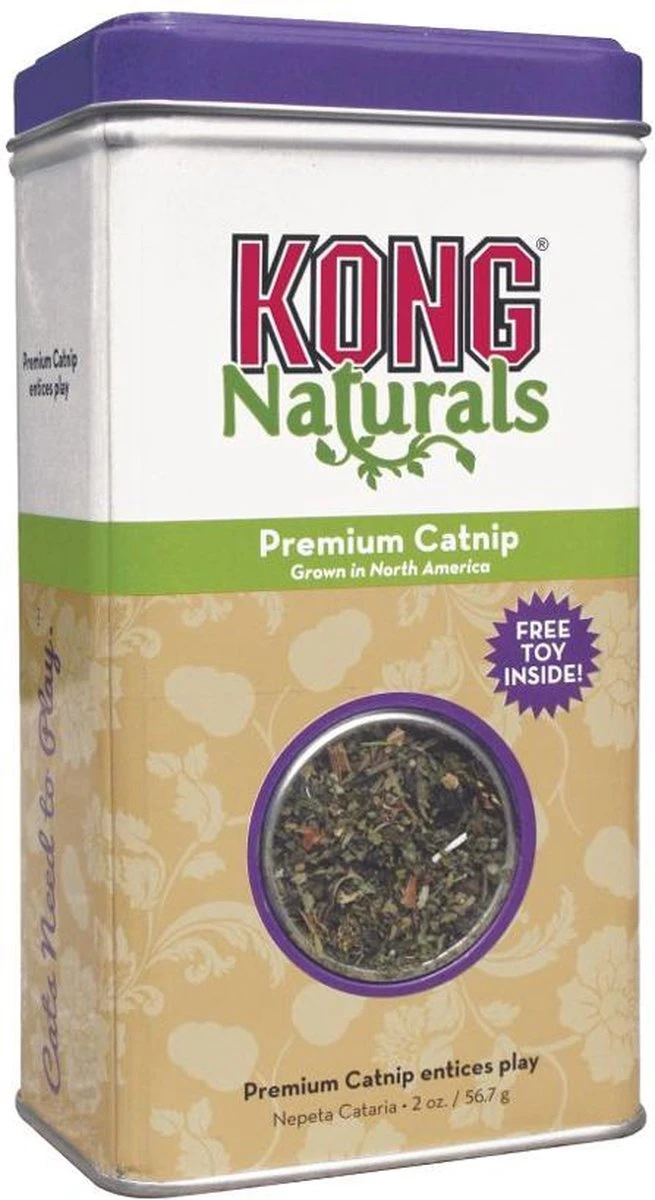 Kong Cat Naturals Premium Catnip - Kattenkruid - Kattenspeelgoed - 57 Gr 3 Kong Cat Naturals Premium Catnip - Kattenkruid - Kattenspeelgoed - 57 Gr - Afbeelding 2