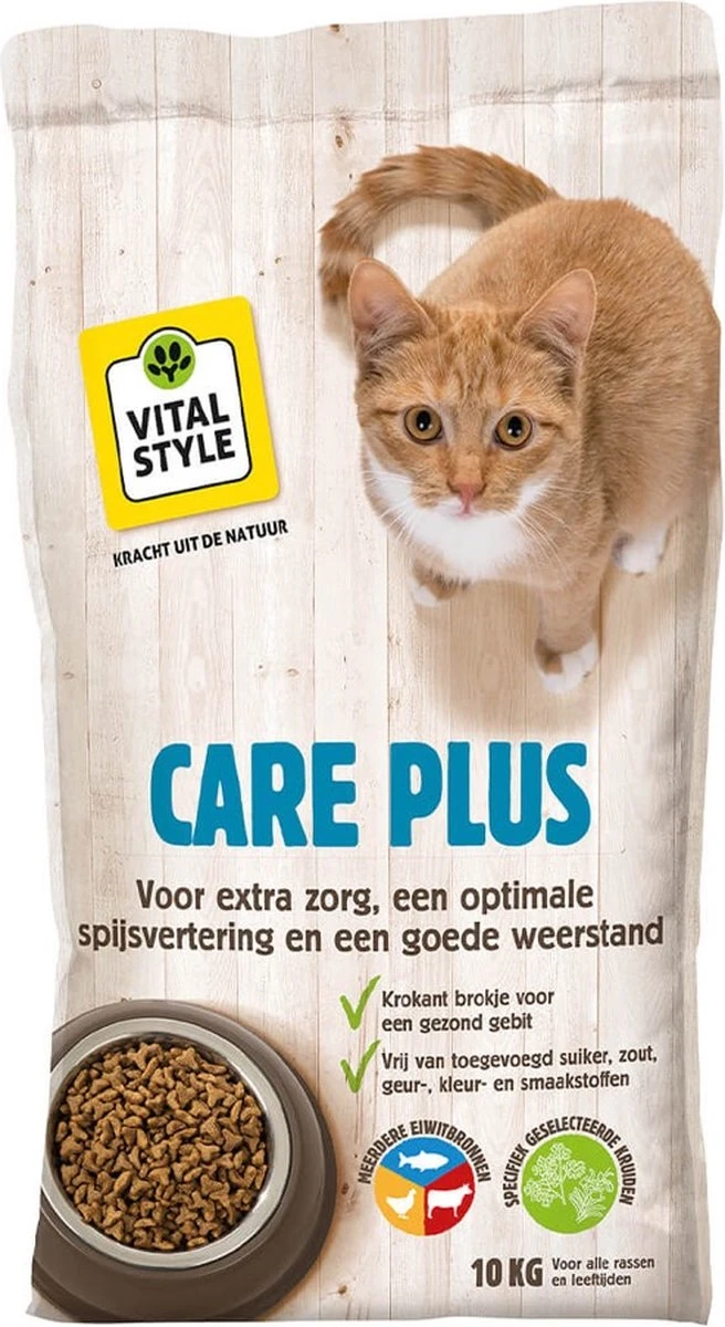 VITALstyle CARE Plus - Kattenbrokken - 10 Kg 3 VITALstyle CARE Plus - Kattenbrokken - 10 Kg