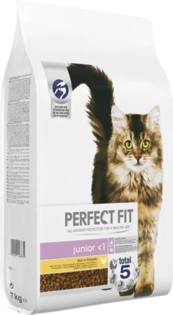 Perfect Fit Junior Voordeelzak Droge Brokjes - Katten Droogvoer - Kip - 7 Kg -Katten Benodigdheden Winkel 658x1200