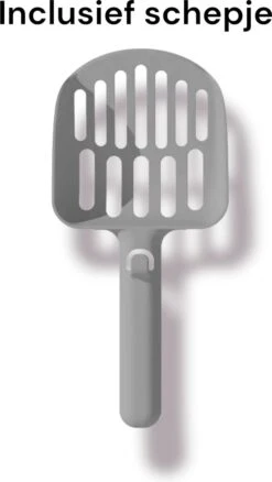 Merkloos Kattenbak - Zwart - Open - Incl. Schep - Modern - Hip - Trendy - Design Kattenbak -Katten Benodigdheden Winkel 676x1200 2