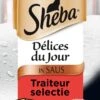 Sheba Delices Du Jour In Saus Katten Natvoer - Rund & Kip - 36 X 50 Gr -Katten Benodigdheden Winkel 695x1200