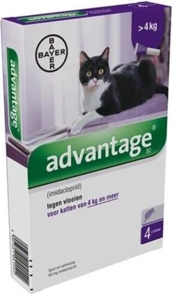 Bayer Advantage 40 Tegen Vlooien - <4kg - 4 X 0,4 Ml - Adult -Katten Benodigdheden Winkel 701x1200 2