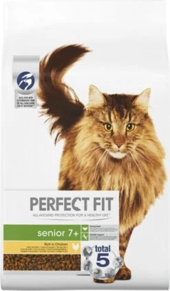 Perfect Fit Senior Voordeelzak Droge Brokjes - Katten Droogvoer - Kip - 7 Kg -Katten Benodigdheden Winkel 701x1200