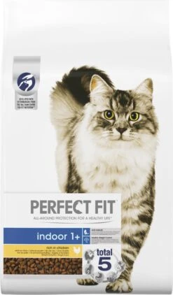 Perfect Fit Adult 1+ Indoor Voordeelzak Droge Brokjes - Katten Droogvoer - Kip - 7 Kg -Katten Benodigdheden Winkel 702x1200