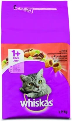 Whiskas Brokjes Adult Rund - Kattenvoer - 1 X 1,9 Kg -Katten Benodigdheden Winkel 714x1200
