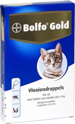 Bayer Bolfo Gold 40 Anti Vlooienmiddel - Kat - 0 Tot 4 Kg - 4 Pipetten 30 Bayer Bolfo Gold 40 Anti Vlooienmiddel - Kat - 0 Tot 4 Kg - 4 Pipetten -Katten Benodigdheden Winkel 728x1200 4